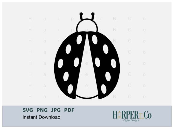 Download Ladybug Outline 1 SVG PNG Cut EPS File - Premium Resources