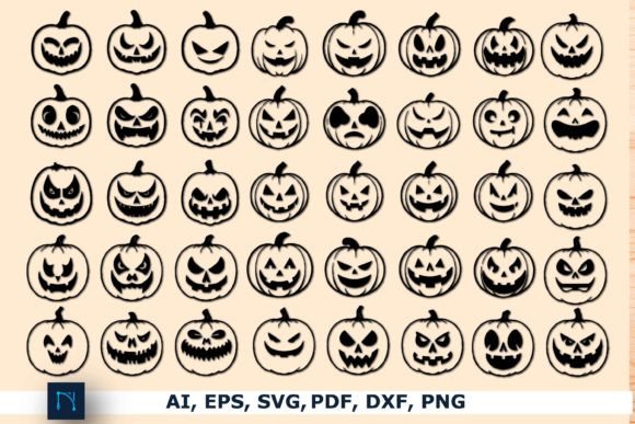 Download Cricut Pumpkin Face SVG Mega Bundle - Pumpkin face svg Collection