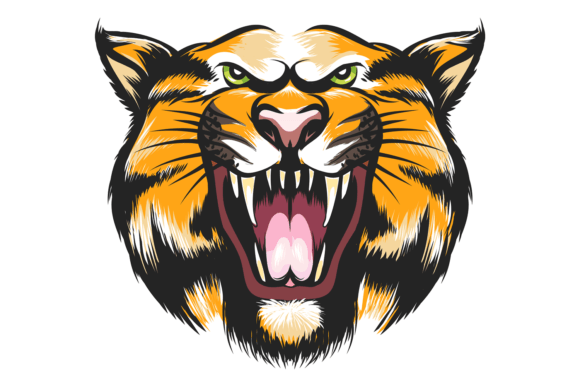 Download Tiger Head. Roaring Wild Cat. Powerful L - Wild Collection