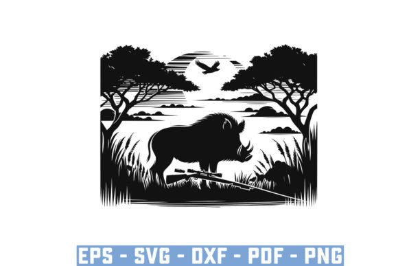 Download Wild Boar Hunter Pig Silhouette Bundle - Wild Collection
